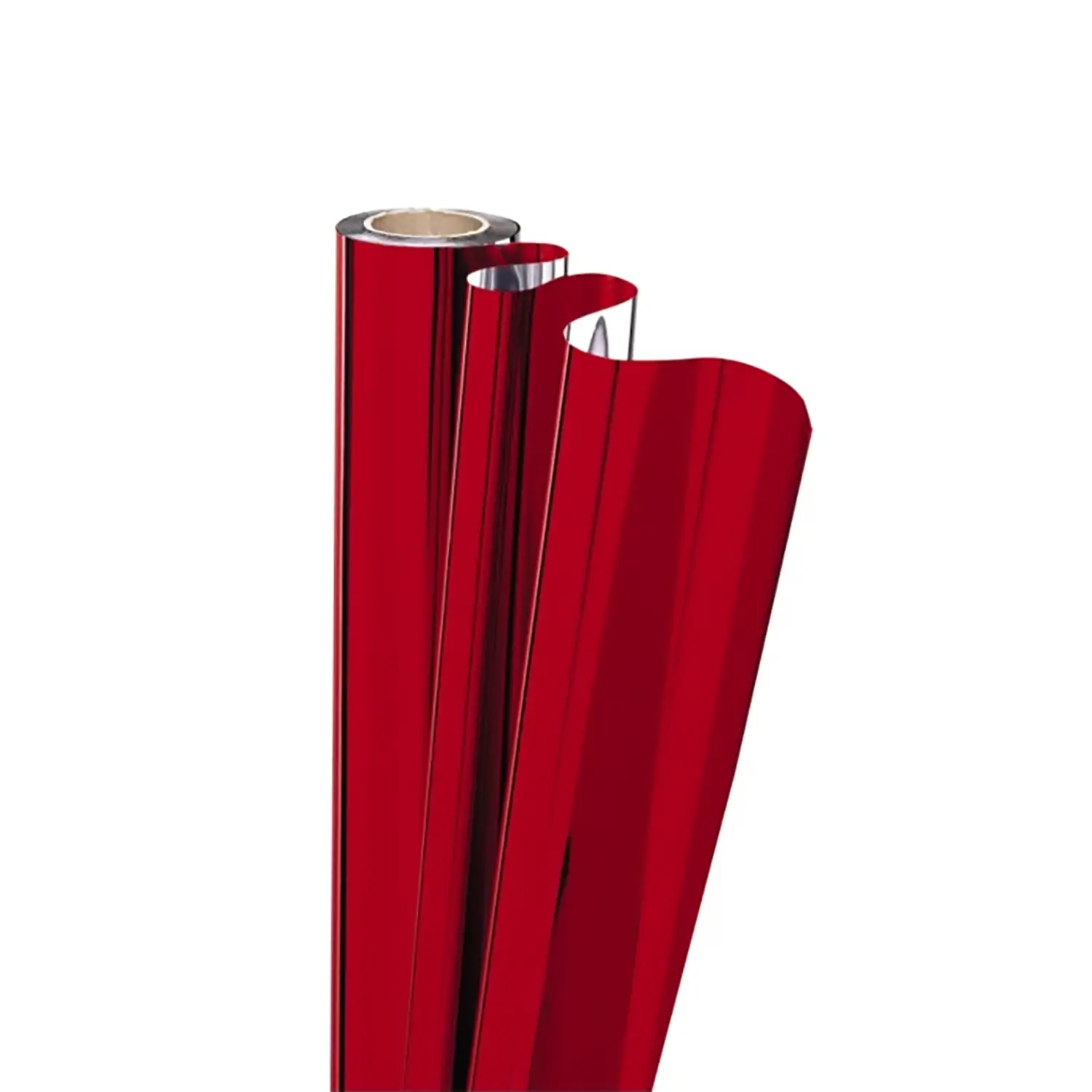 Carta Metallizzata Rosso in Rotolo - Cm 70x100 - Carta e cartoncino