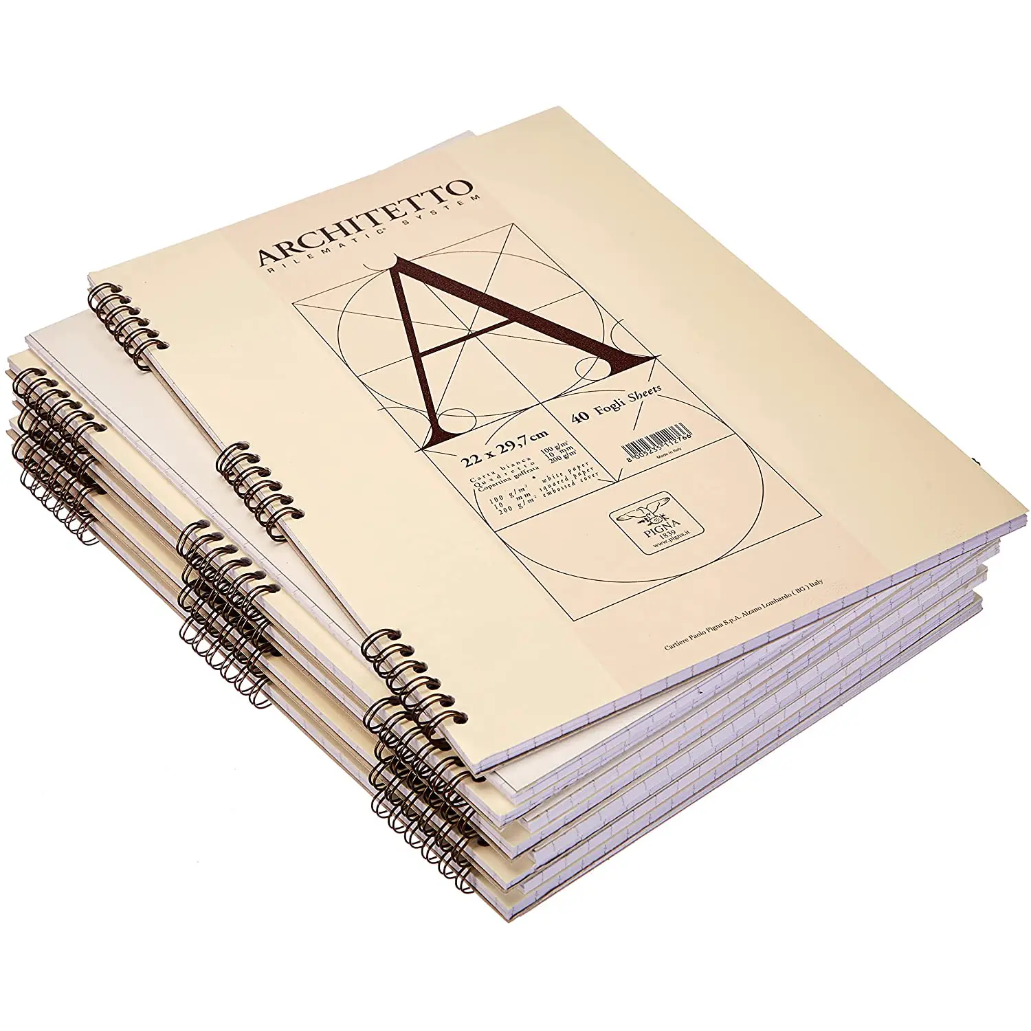 Blocco Architetto – 40 Fogli Bianchi - 22x28 cm - Carta e cartoncino