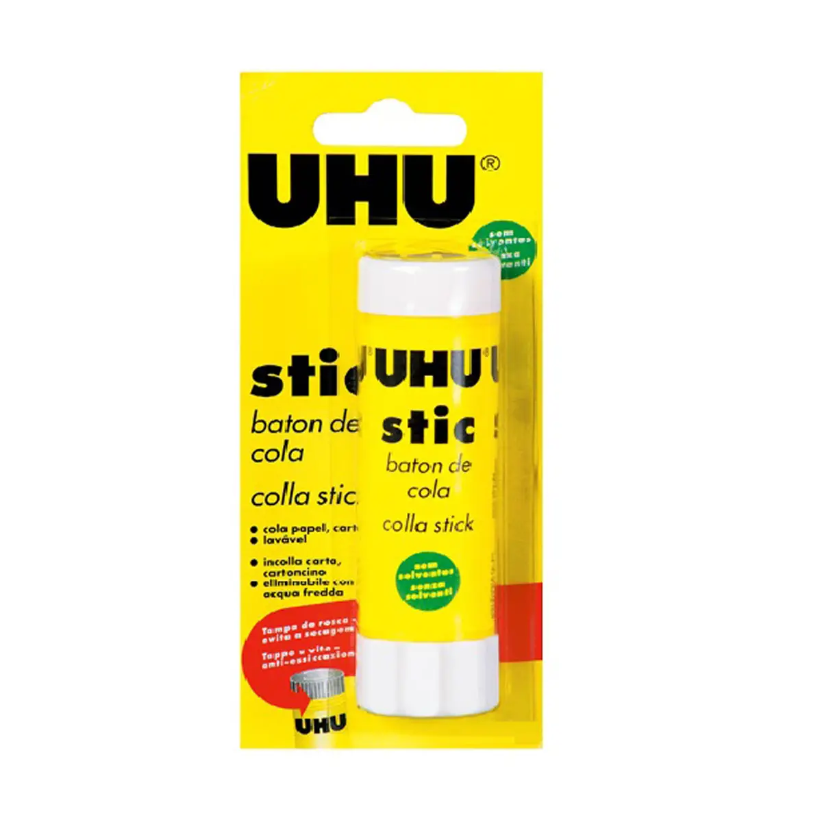 COLLA STICK UHU GR. 40 BLISTER - Nastri adesivi e colle