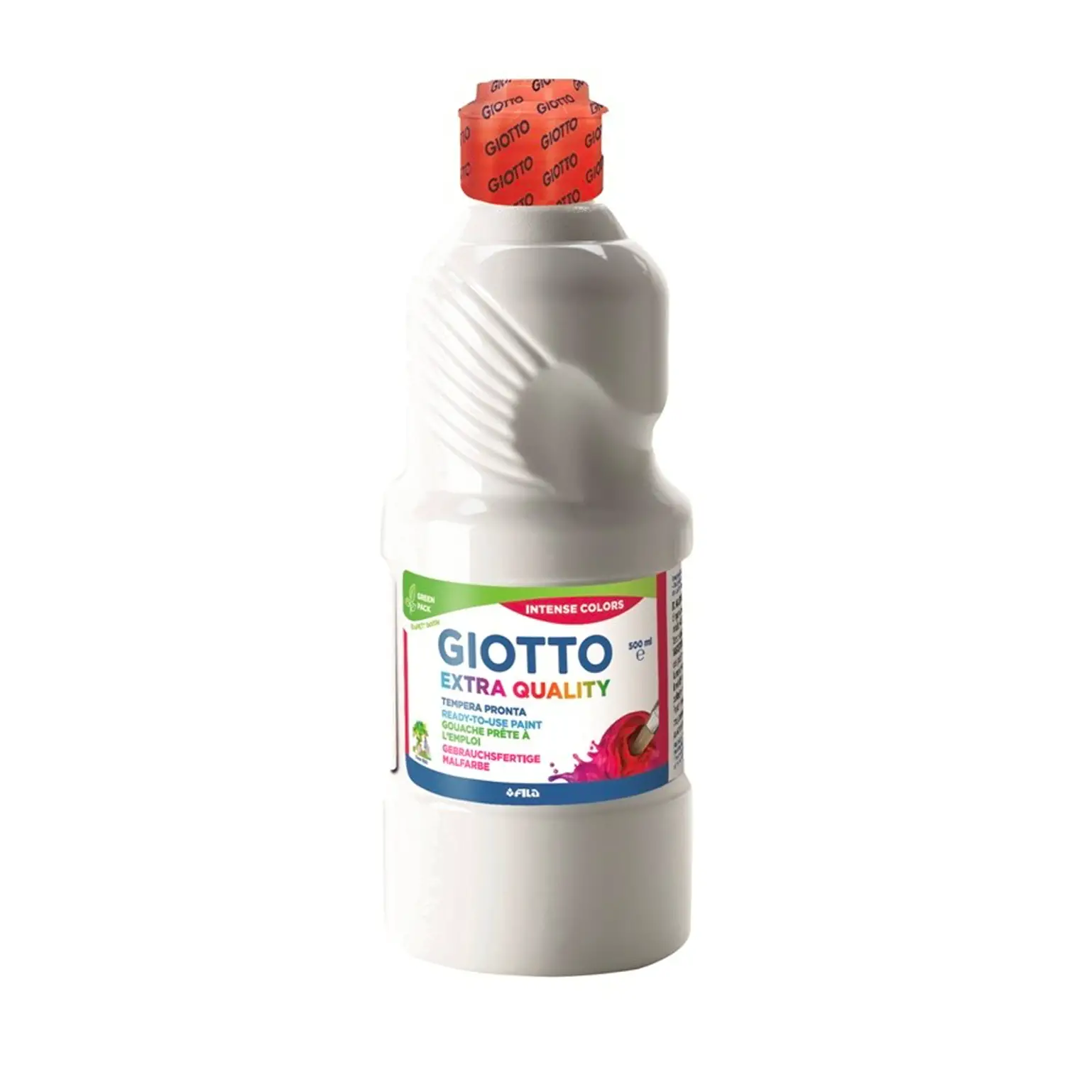 Tempera Pronta Extra Quality Giotto - Bianco - Flacone 500 ml - Tempere
