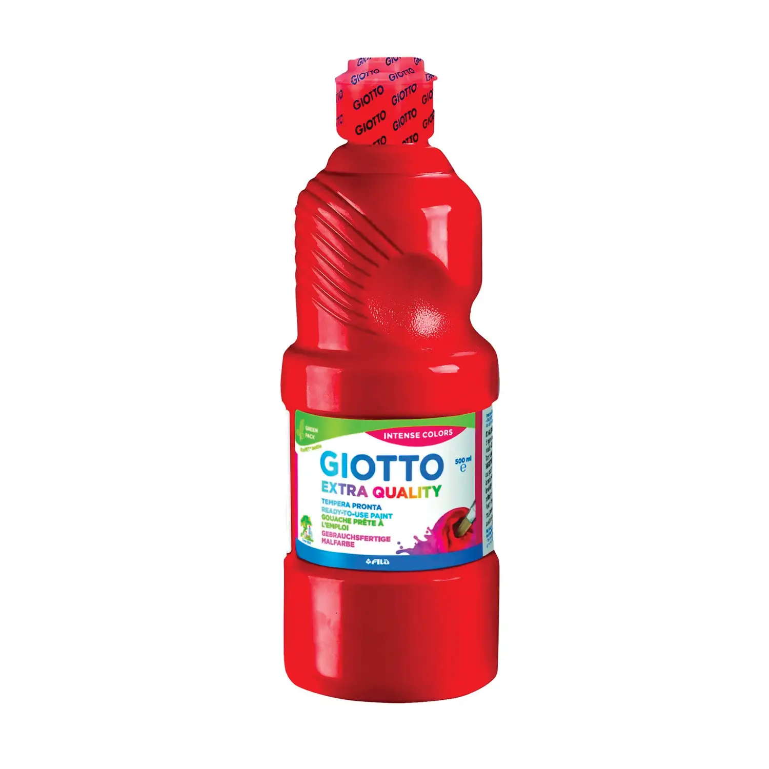 Tempera Pronta Extra Quality Giotto - Vermiglio - Flacone 500 ml - Tempere