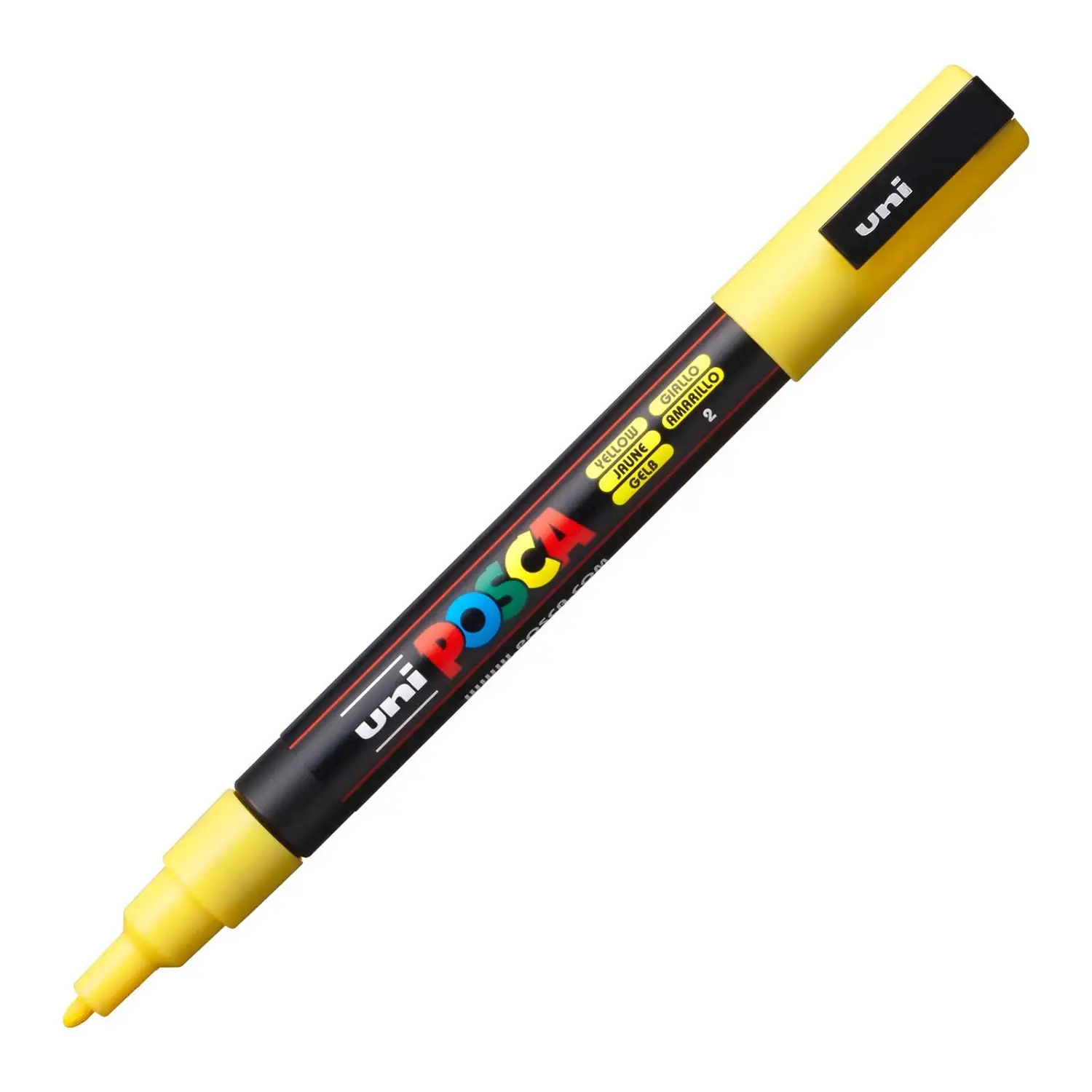 Pennarello Uni Posca - Punta Fine 0,9-1,3 mm – Giallo - Pennarelli