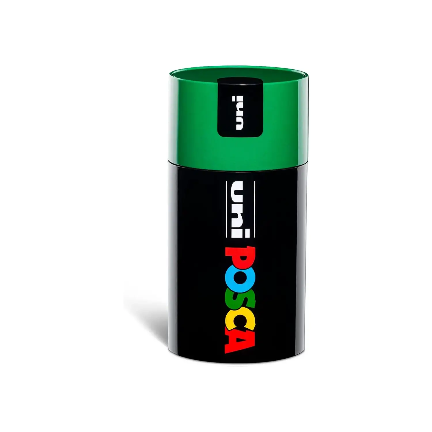 Pennarelli Uni Posca - Punta media 1,8 – 2,5 mm – Gift Box 18 Colori - Tappo Verde - Pennarelli