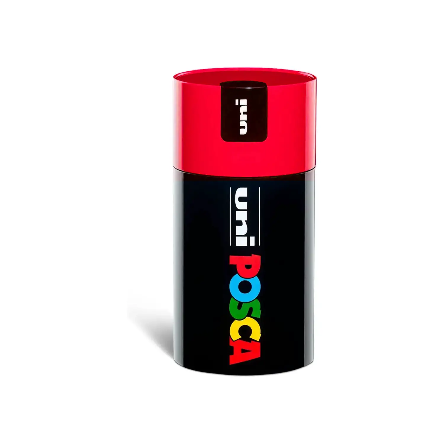 Pennarelli Uni Posca - Punta media 1,8 – 2,5 mm – Gift Box 18 Colori - Tappo Rosso - Pennarelli