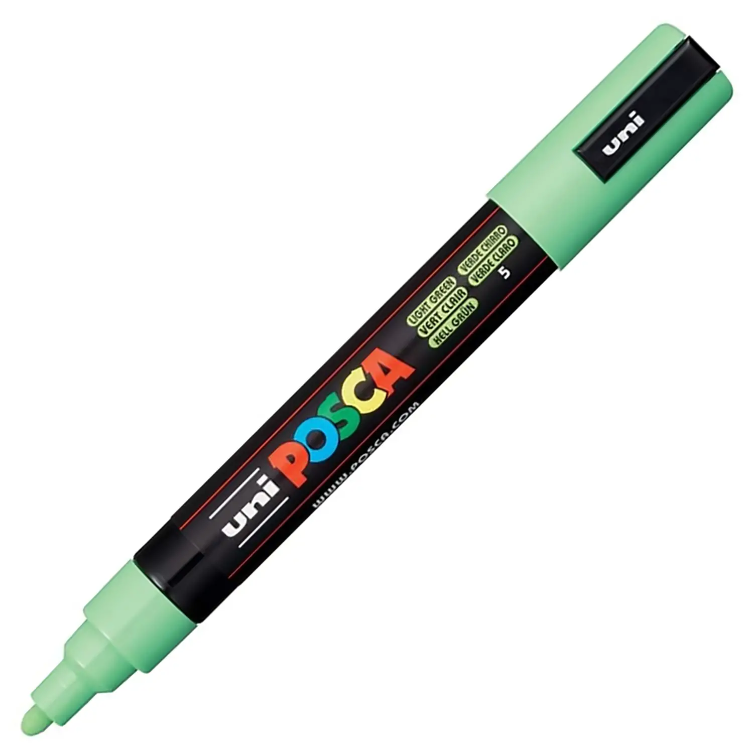 Pennarello Uni Posca Punta Media - Punta 1,8-2,5 mm - Verde Chiaro - Pennarelli