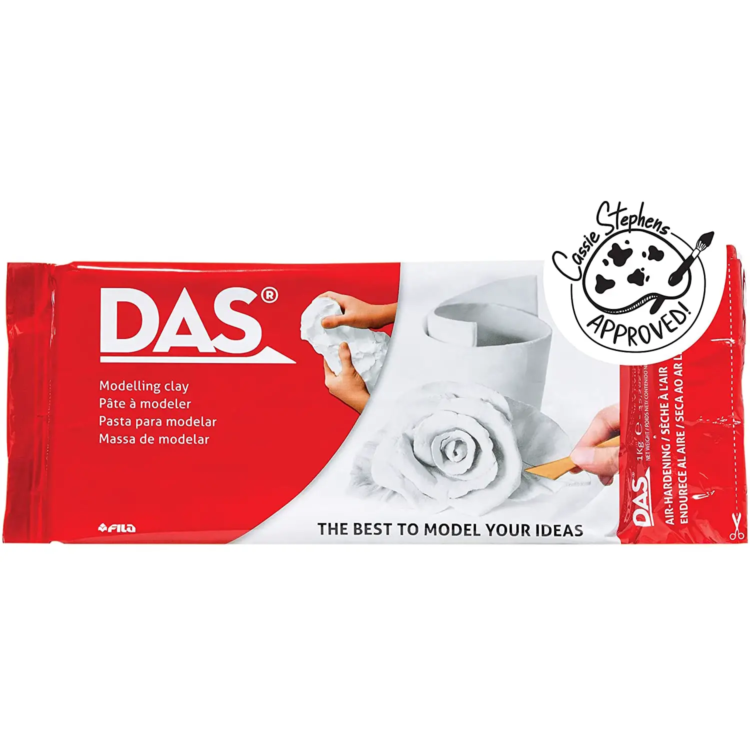 Pasta per Modellare DAS Bianco – Panetto 980 gr - Paste per modellare