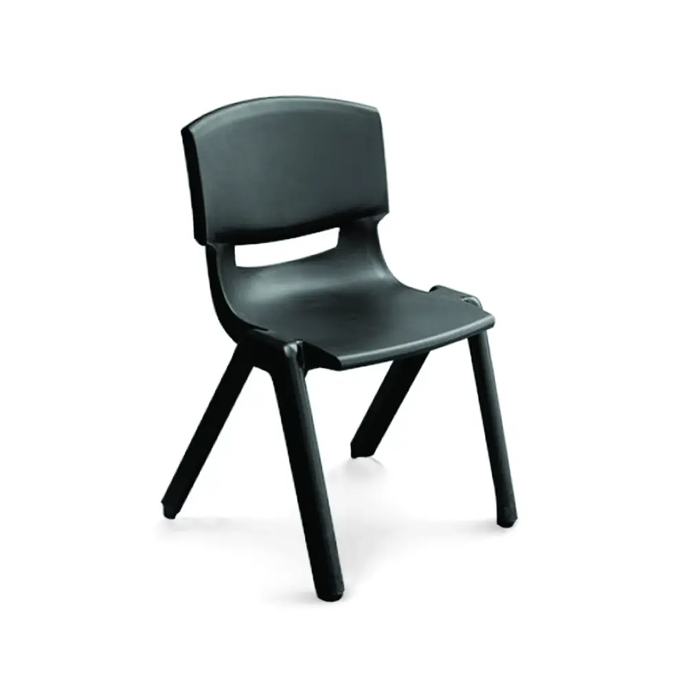 Sedia per Adulti Ergo - Altezza Seduta 46 cm - Grigio Antracite - Sedie in plastica
