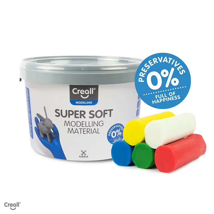 Pasta per Modellare Supersoft Creall – 10 Panetti da 175 gr - Paste per modellare