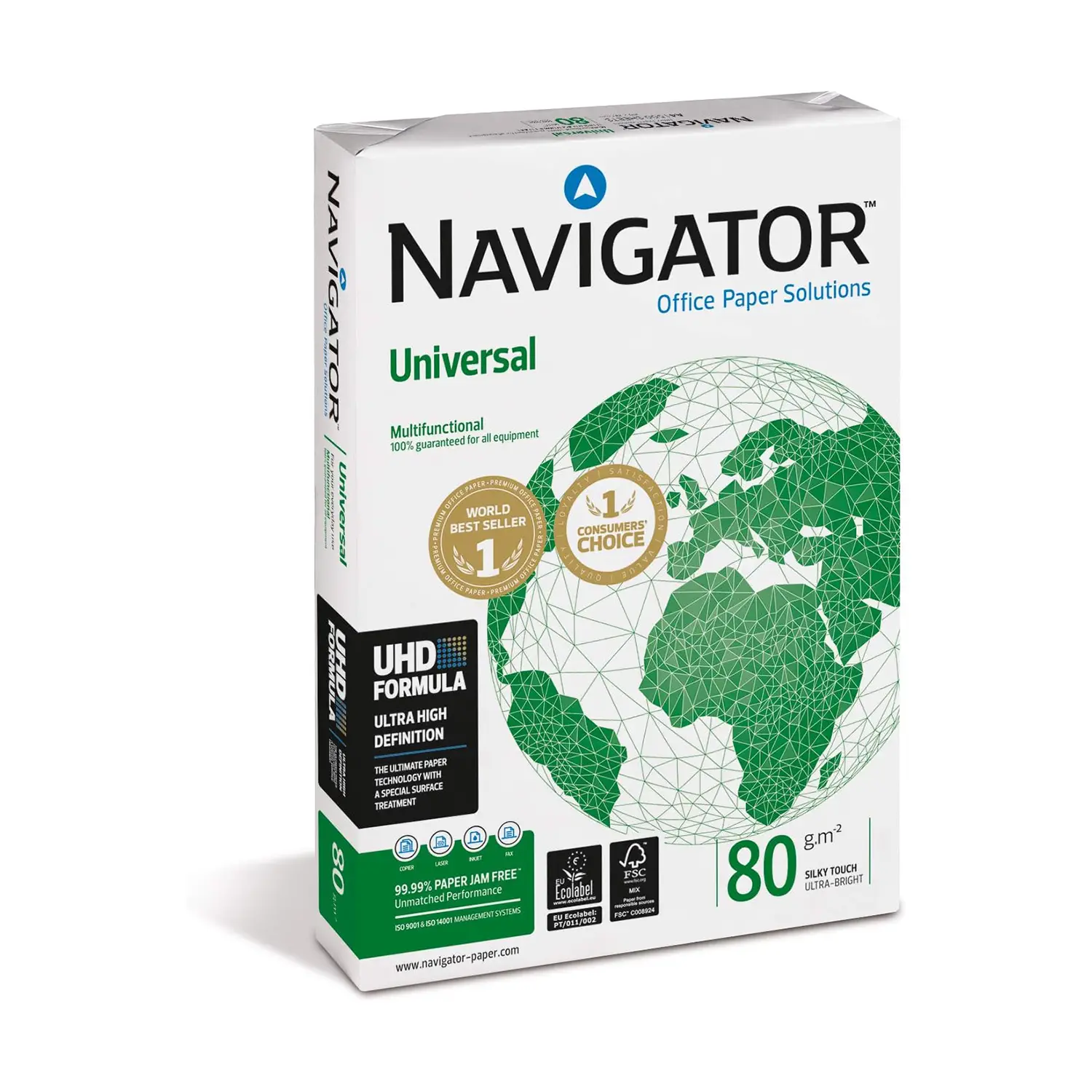 Navigator Carta per Fotocopie A3 – Bianco Intenso e Qualità Professionale - Carta e cartoncino