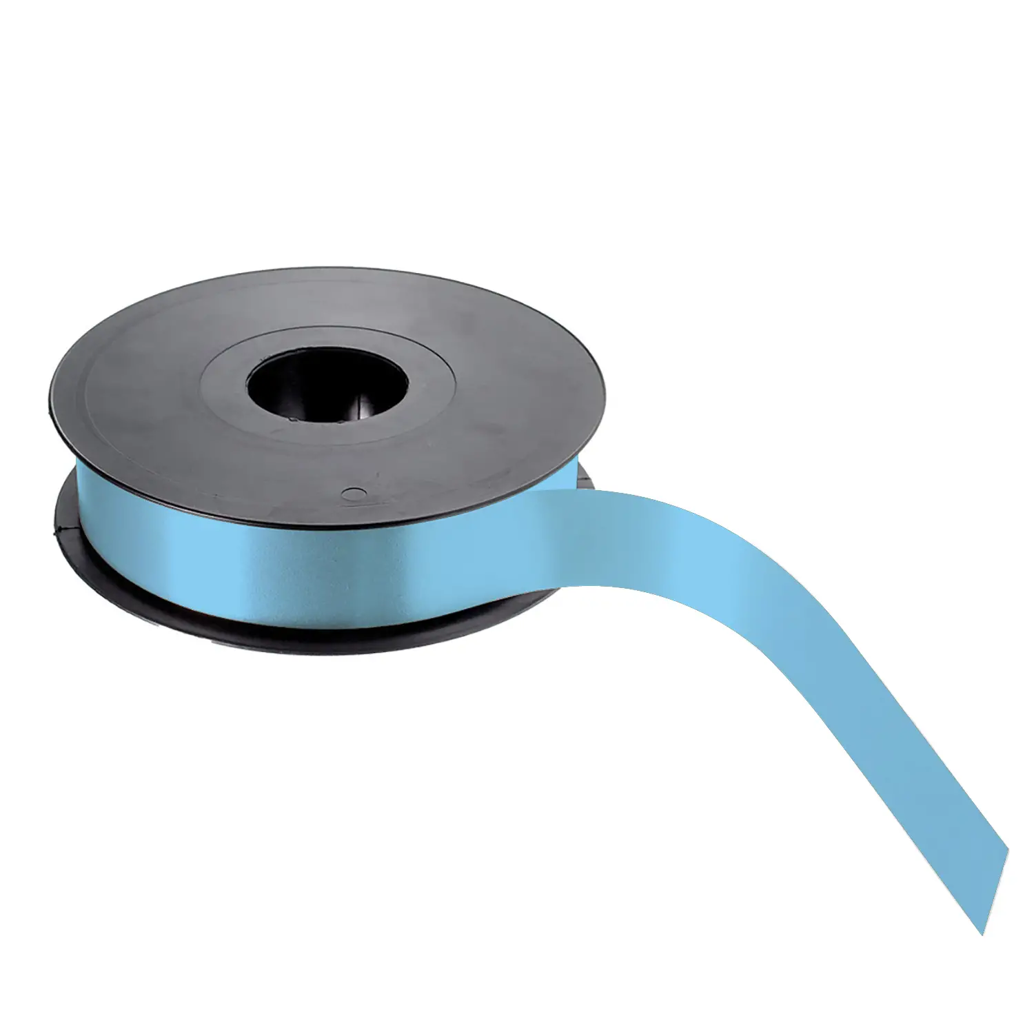 Nastro Regalo Celeste – 31 mm x 100 Yard, Polipropilene Arricciabile - Applicazioni e decori