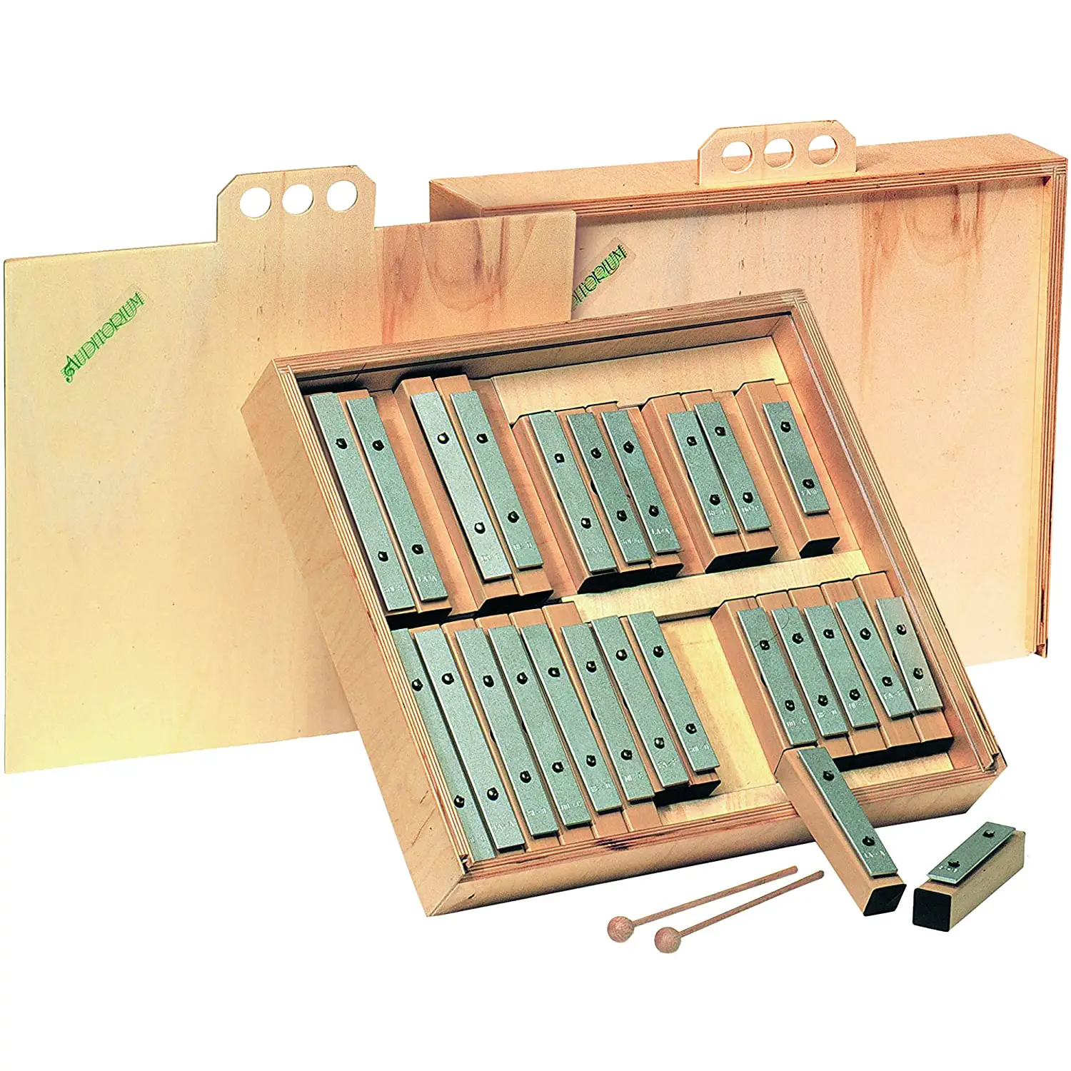 Piastre Sonore 25 Note con Battenti – Set Cromatico in Legno - Educazione musicale