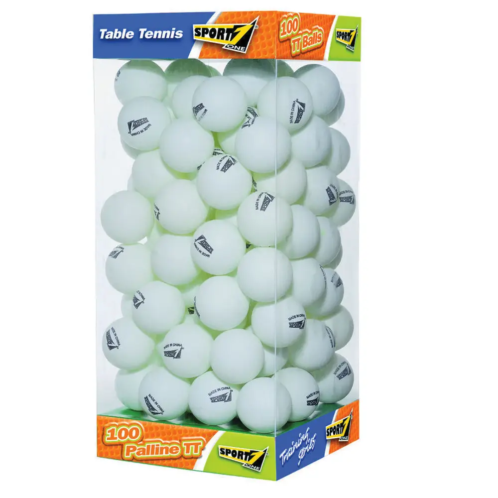 Box 100 Palline da Ping Pong 40mm. Serie Training Sport One - Attrezzature sportive
