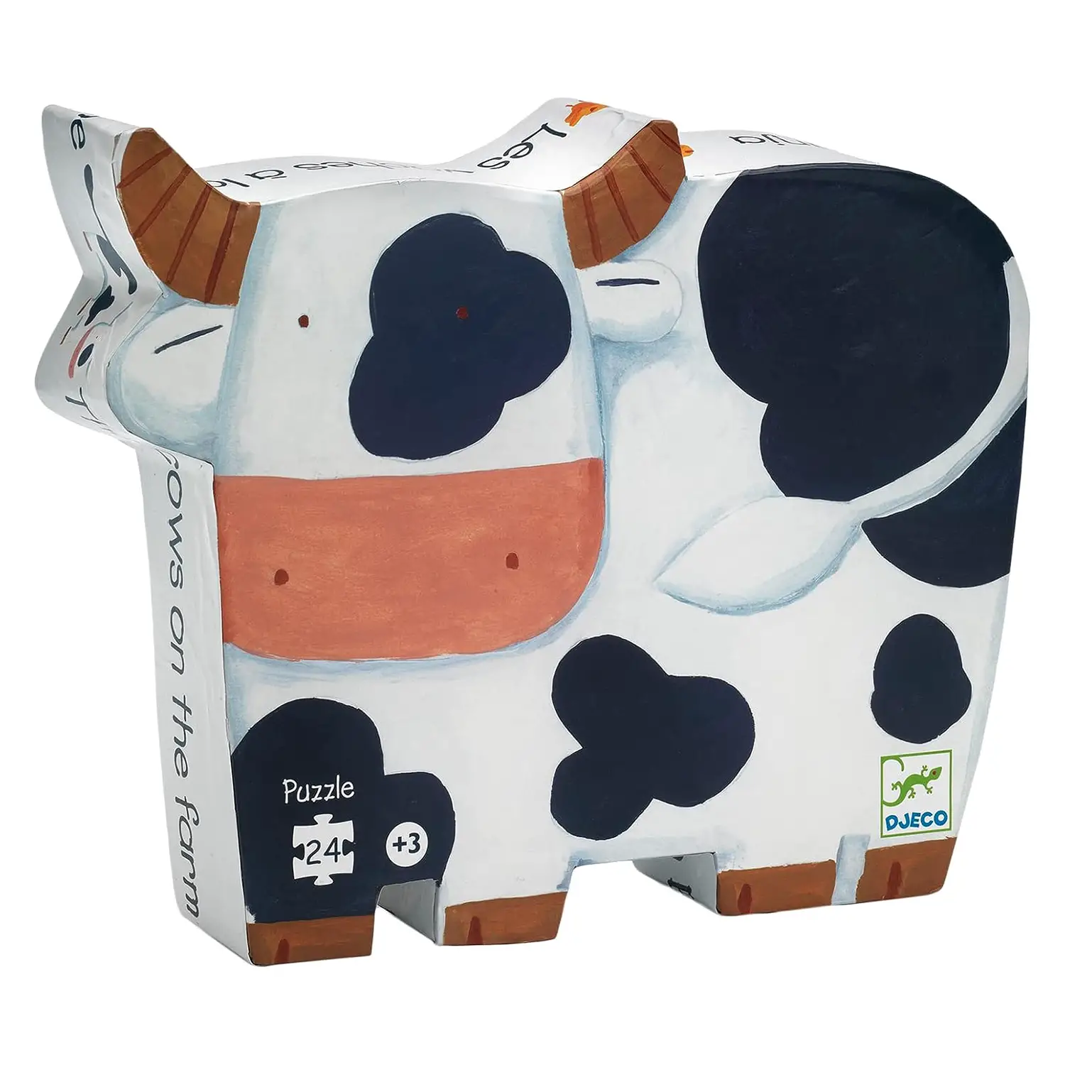 Puzzle Mucca Nella Fattoria - Puzzle in cartone