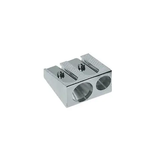 Temperamatite Metallo School 2 Fori - Matite Temperini Gomme