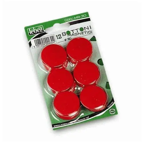 Bottoni Magnetici Colorati – 12 Pezzi - Lavagnette e carrelli