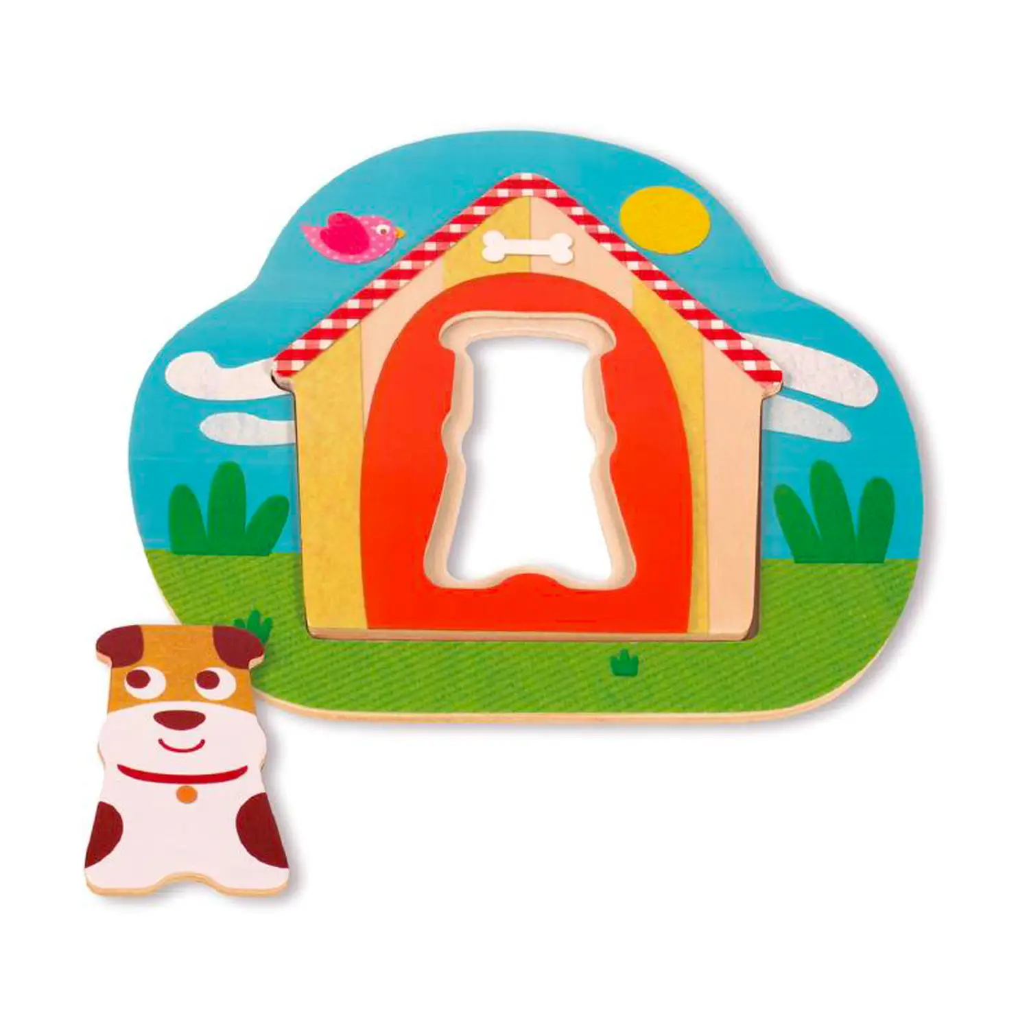 Puzzle Cuccia di Toby – Puzzle Sovrapponibile - Incastri e puzzle in legno