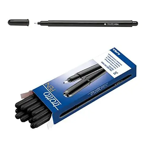 Tratto Pen Nera – Punta Fine 0,5 mm con Inchiostro a Base d’Acqua - penne pennarelli ufficio