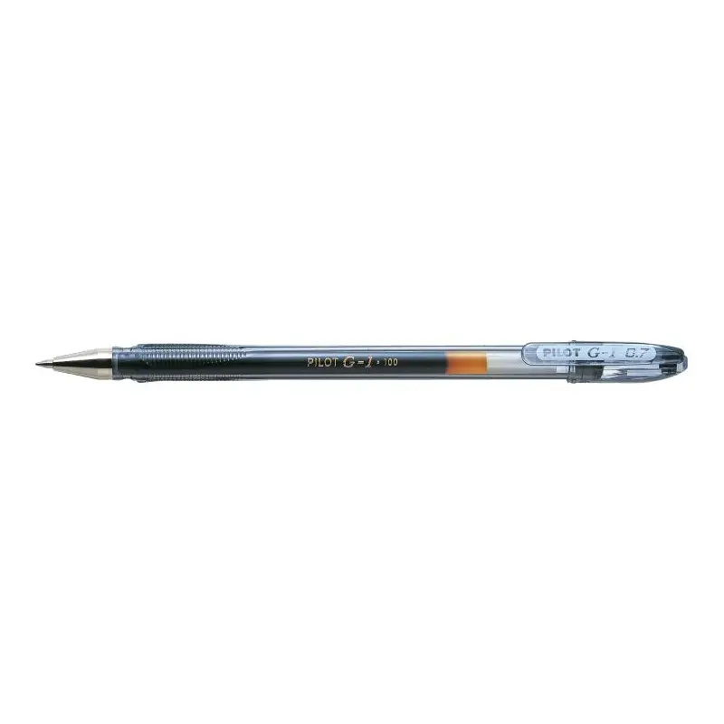 Penna a Sfera Gel Pilot G1 0,7 mm Nera – Punta Fine e Inchiostro Resistente - penne pennarelli ufficio