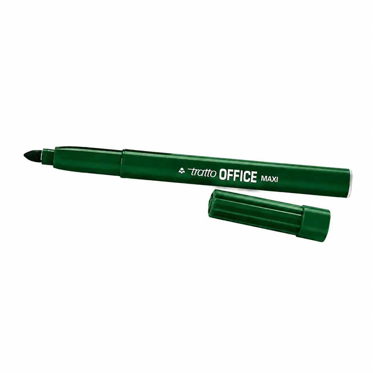 Pennarello Tratto Office Maxi – Punta Maxi 4 mm - Verde - Pennarelli