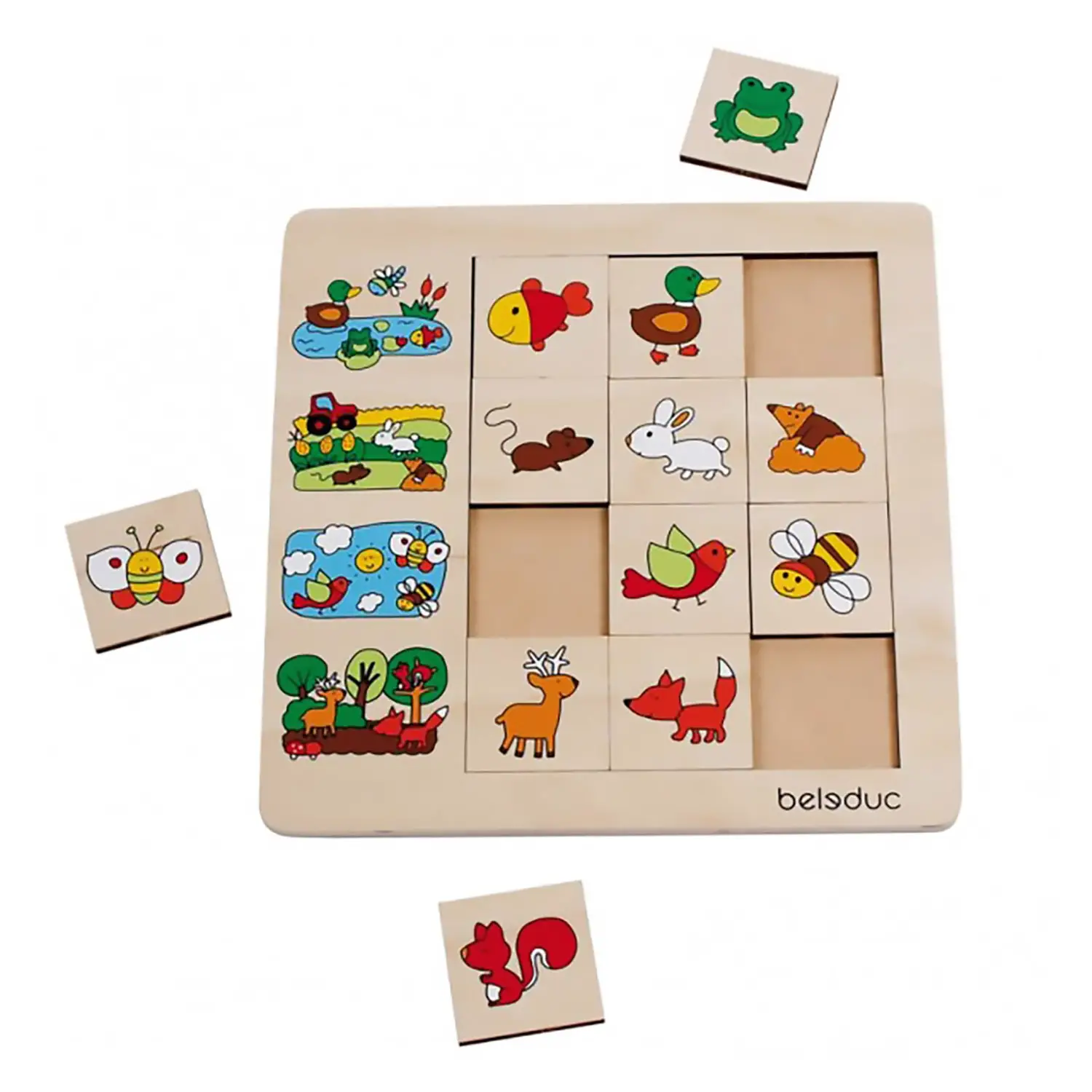 Gioco delle Associazioni: Animali e Ambienti - 24,5x24,5 cm - Associazioni e tombole