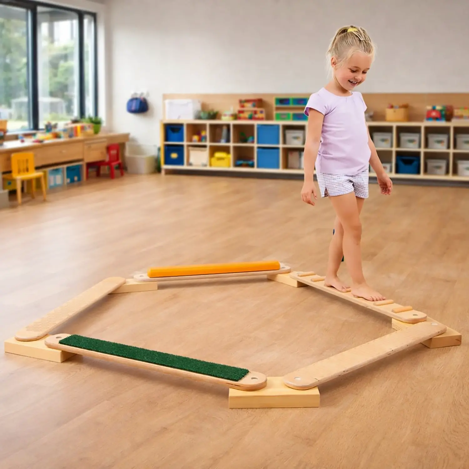 Percorso di Equilibrio Sensoriale Moba – 5 Assi + 5 Basi - Percorsi psicomotori