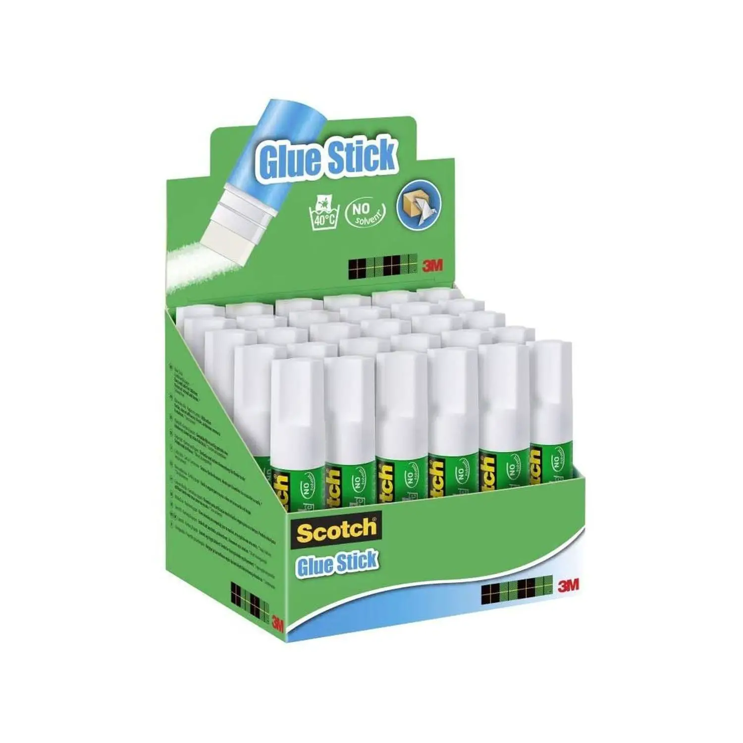 Colla Stick Scotch 3M Scuola e Ufficio 8 gr. 30 Pezzi - Nastri adesivi e colle