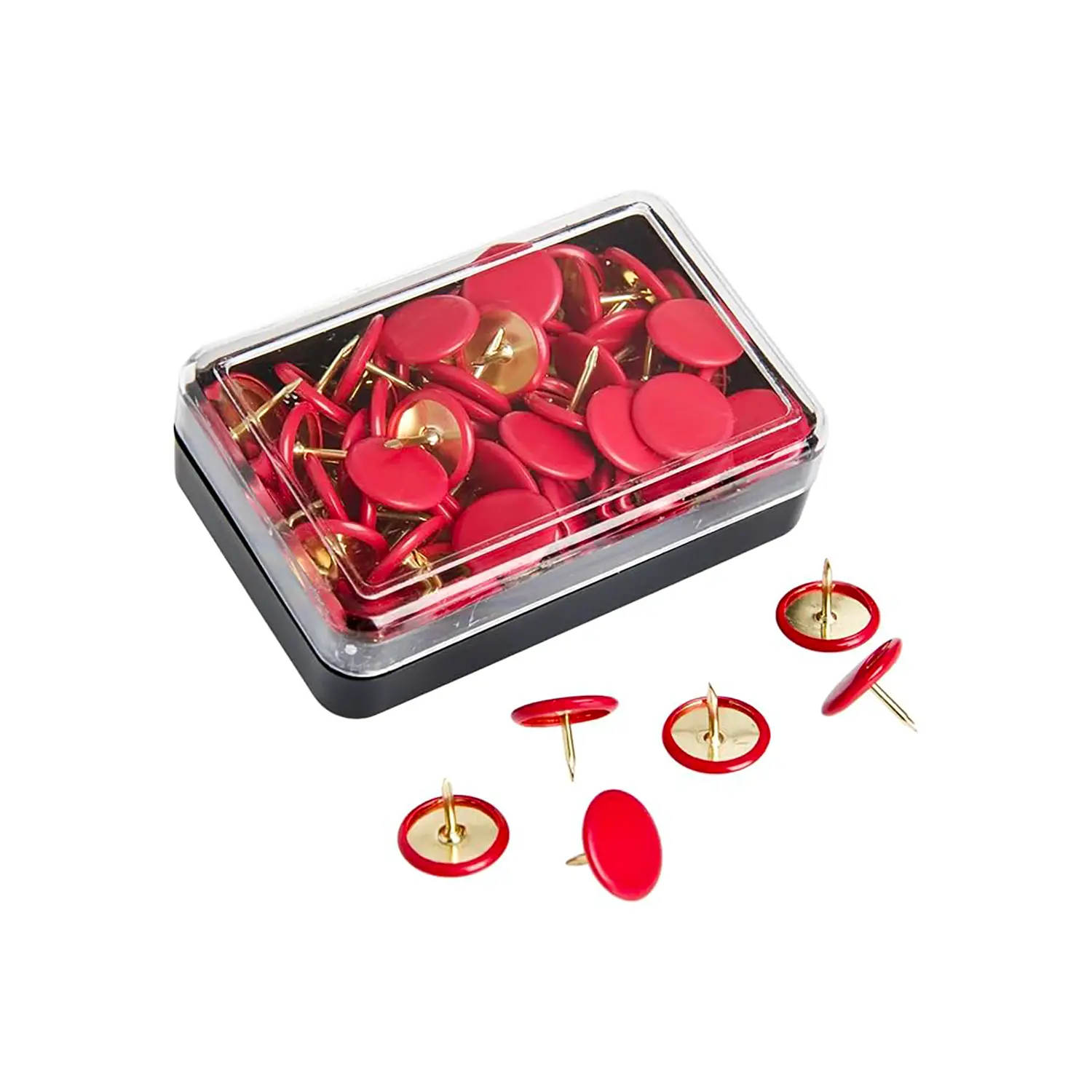 Puntine Rosse – Confezione da 50 Pezzi - Cancelleria varia