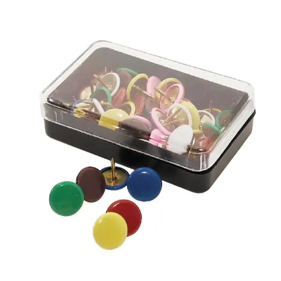 Pones Colorate 50 Pezzi Colori Assortiti - Cancelleria varia