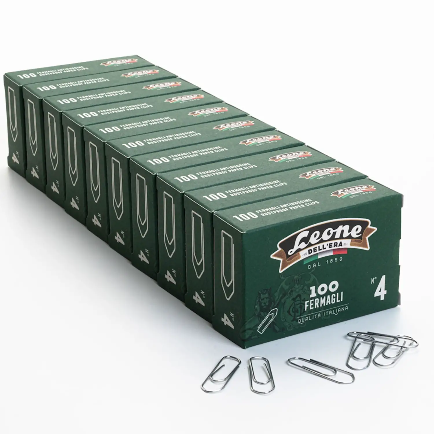 Fermagli Zincati Misura n.4 100 Pezzi - Cancelleria varia