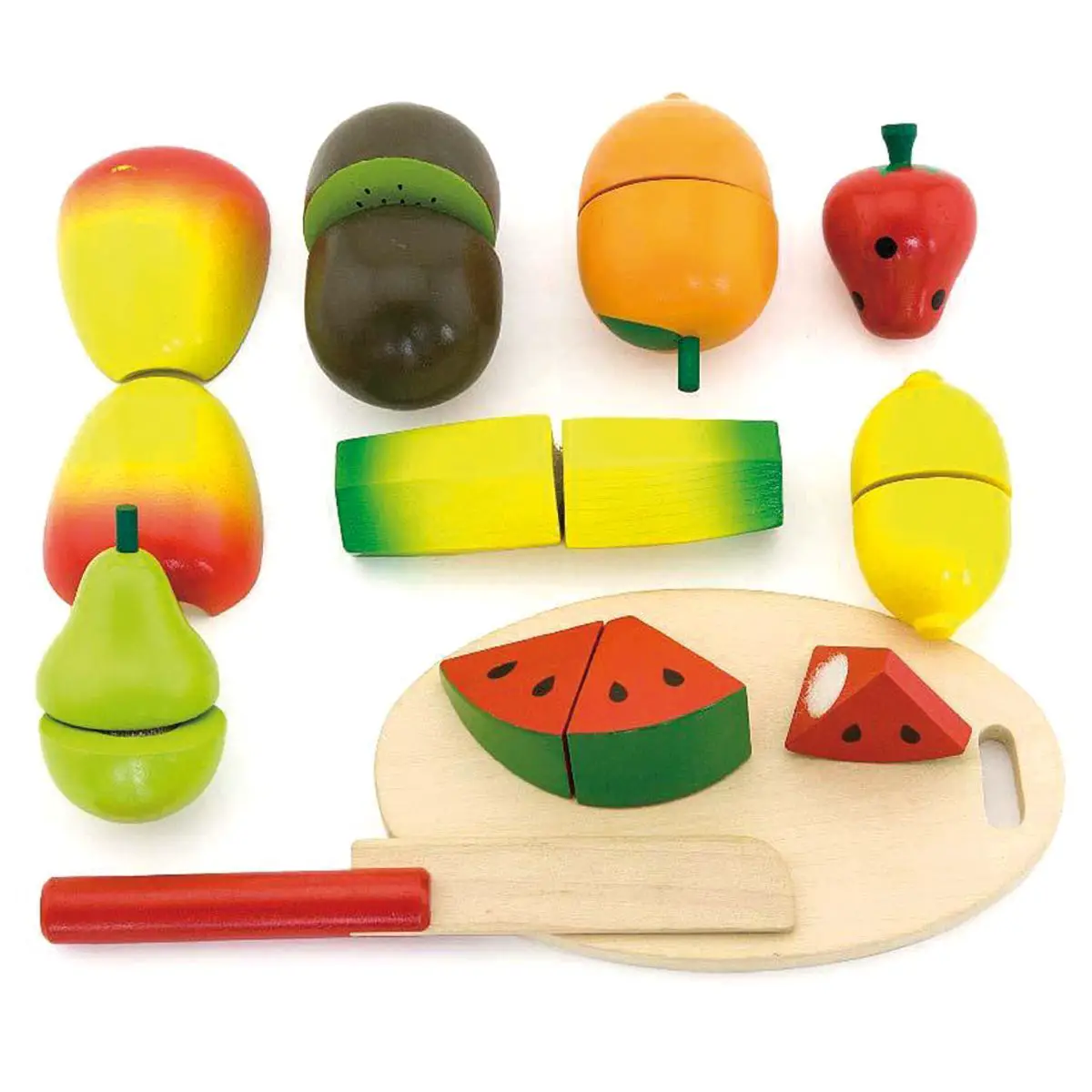Frutta in Legno da Tagliare - Alimenti, mercatini, stoviglie