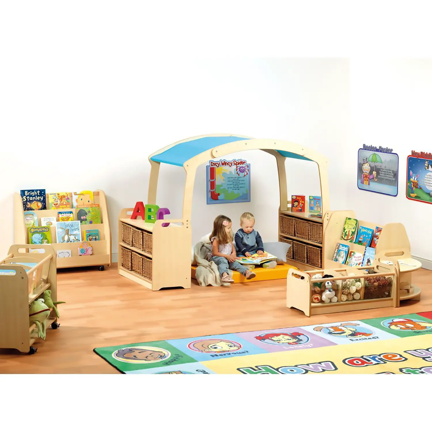 Mobili scuola dell'infanzia - Angolo Prime Letture - Librerie e zone lettura