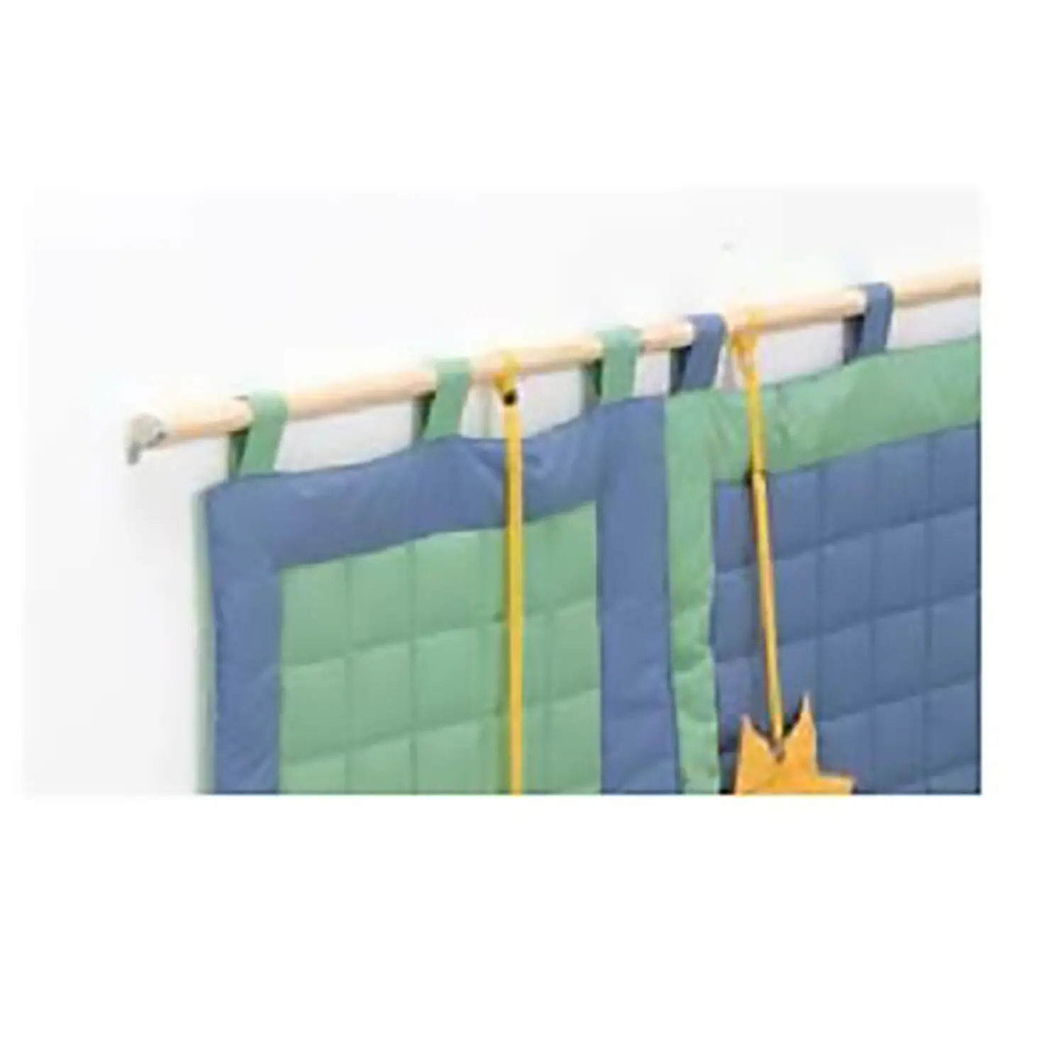 Bastone in Legno con Ganci 100 cm – Ø 40 mm con Ferramenta per Montaggio a Parete - Angoli gioco e relax