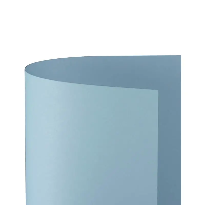 Cartoncino Bristol Liscio 200 gr - 10 Fogli 70x100 cm - Celeste - Carta e cartoncino
