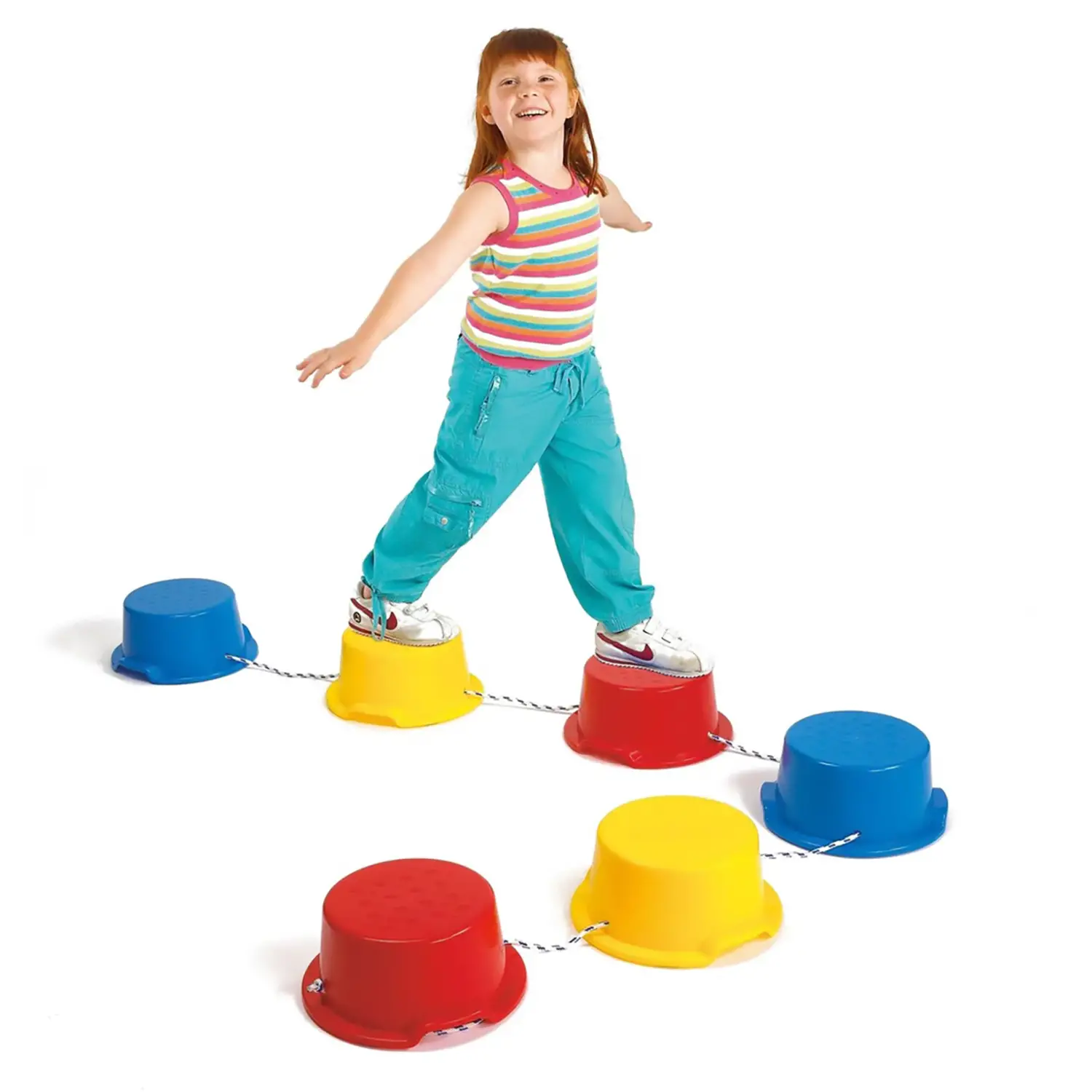 Percorso di Equilibrio Sui Sassi Set 6 Pezzi - Percorsi psicomotori
