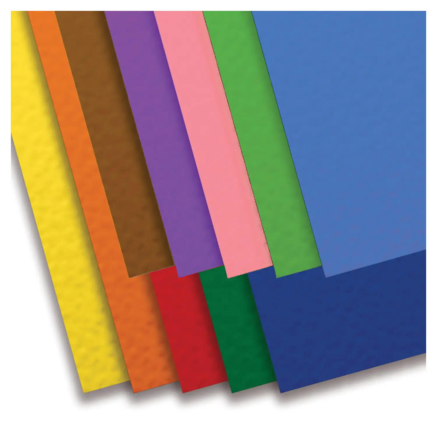 Cartoncino Liscio Colorato Giodikrea 120 gr – 70x100 cm – 30 Fogli – 10 Colori - Carta e cartoncino
