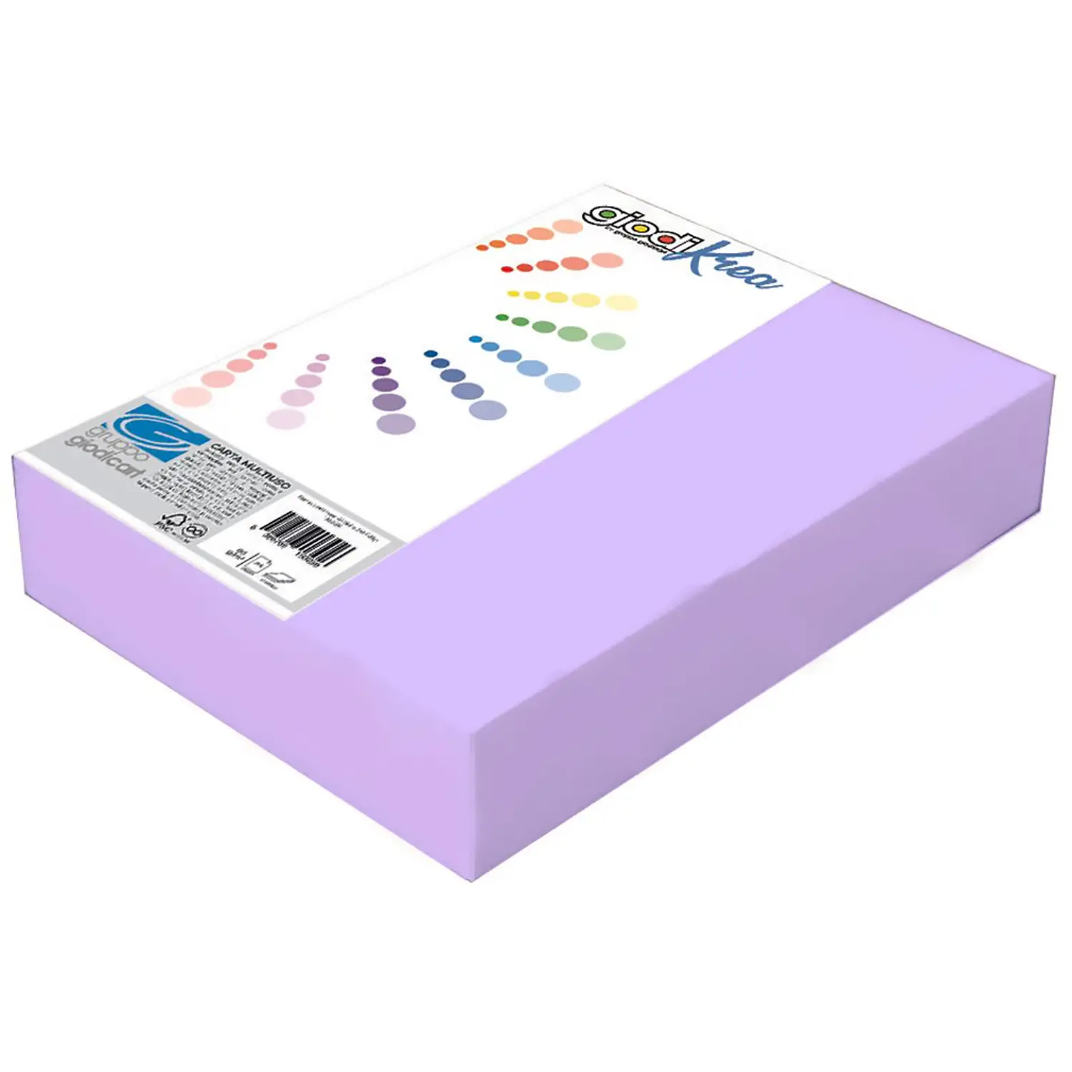 Risma Carta Lavanda A4 Giodikrea 80 gr – 250 Fogli – Alta Qualità - Carta e cartoncino