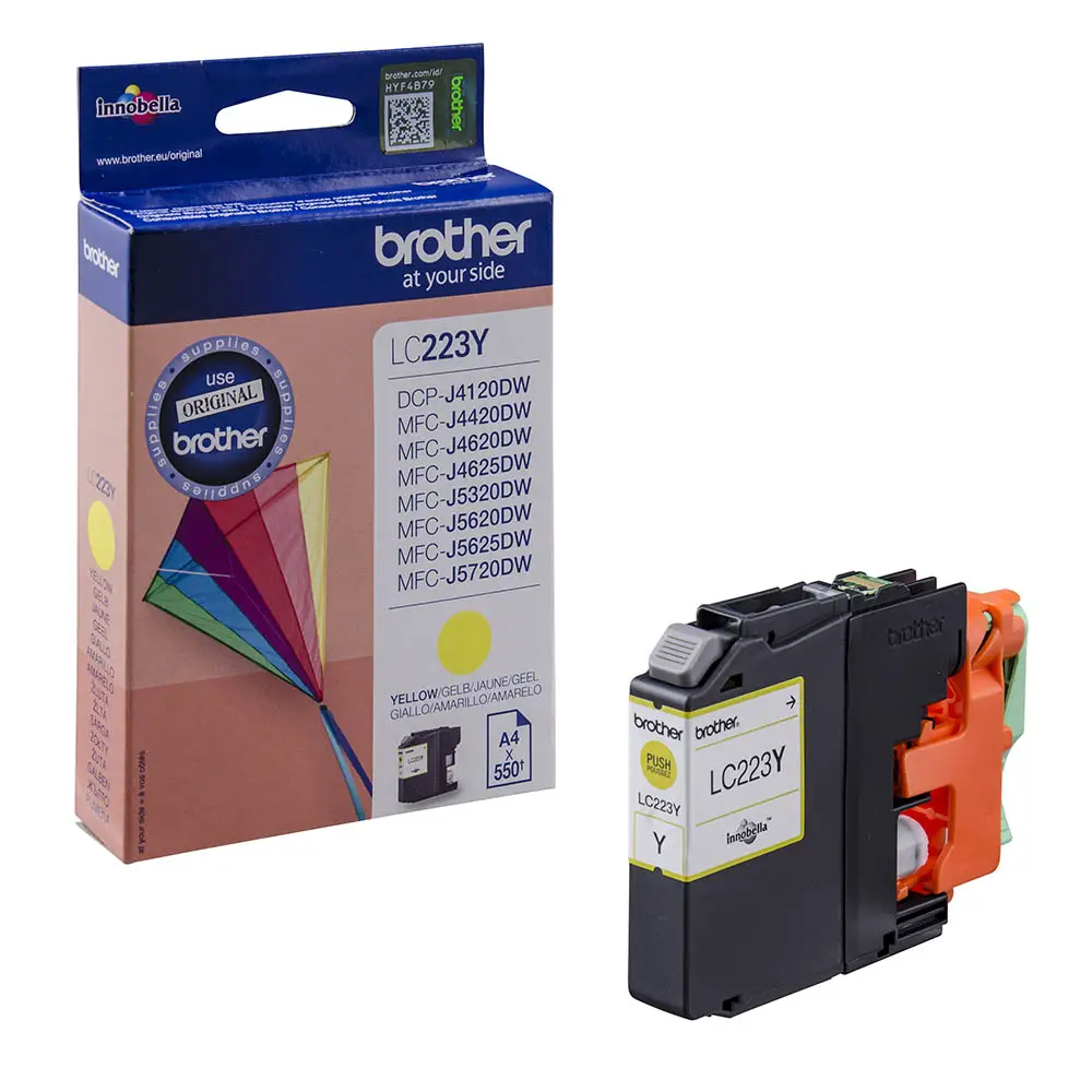 BROTHER CART. GIALLO LC-223Y MFC-J4420W-4620DW MFC-J532DW-5620DW MFC J5720DW - Consumabili