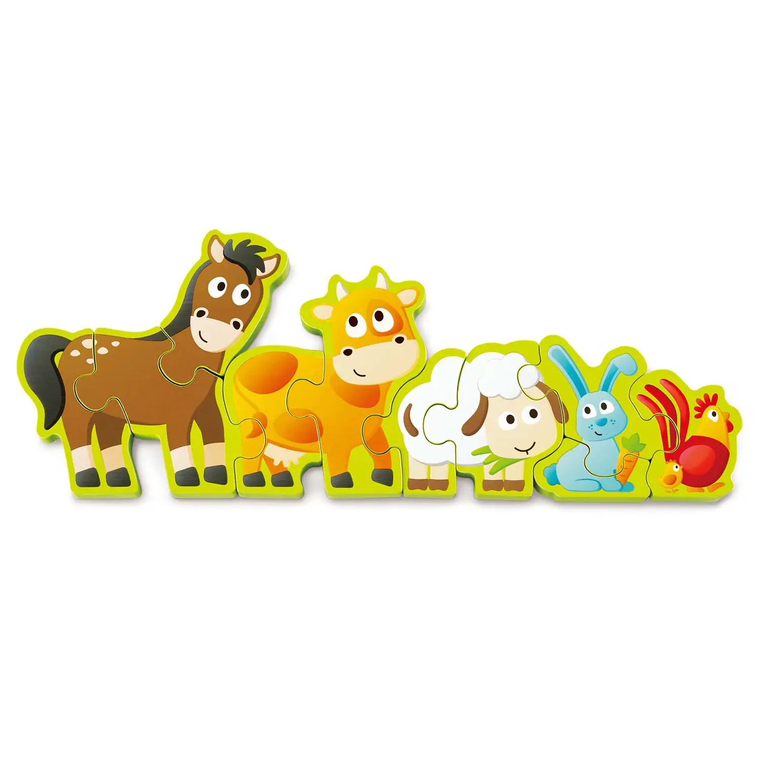 Puzzle Numeri e Animali - Incastri e puzzle in legno