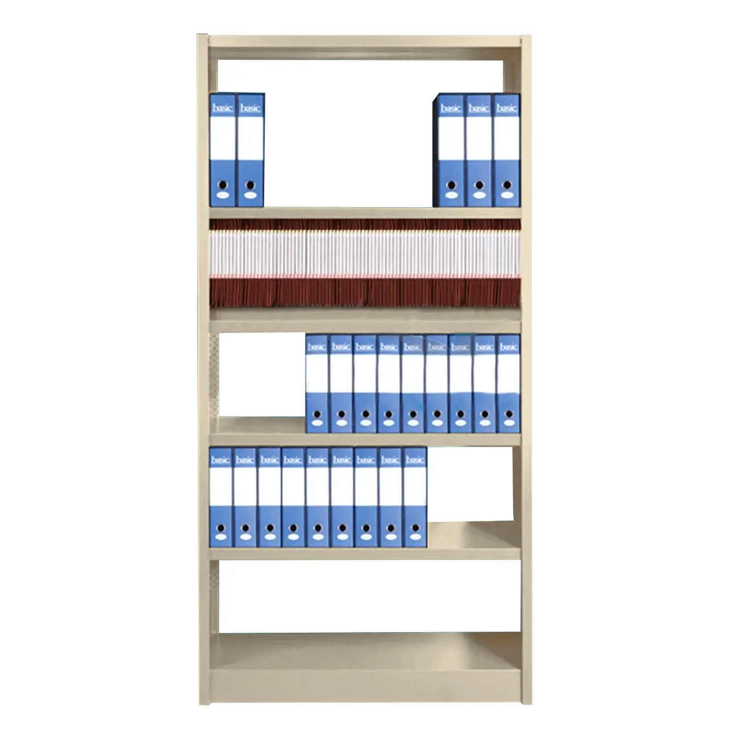 SCAFFALE MONOBLOCCO CM.100X39X200H - BEIGE - Arredo per l'ufficio