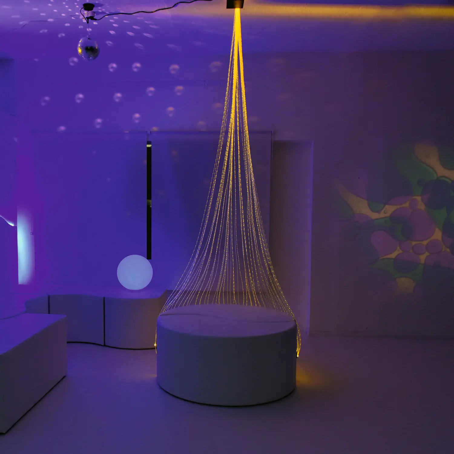 Tenda di Fibre Ottiche Multicolore – 50 Fibre Ottiche - Dispositivi audiovisivi