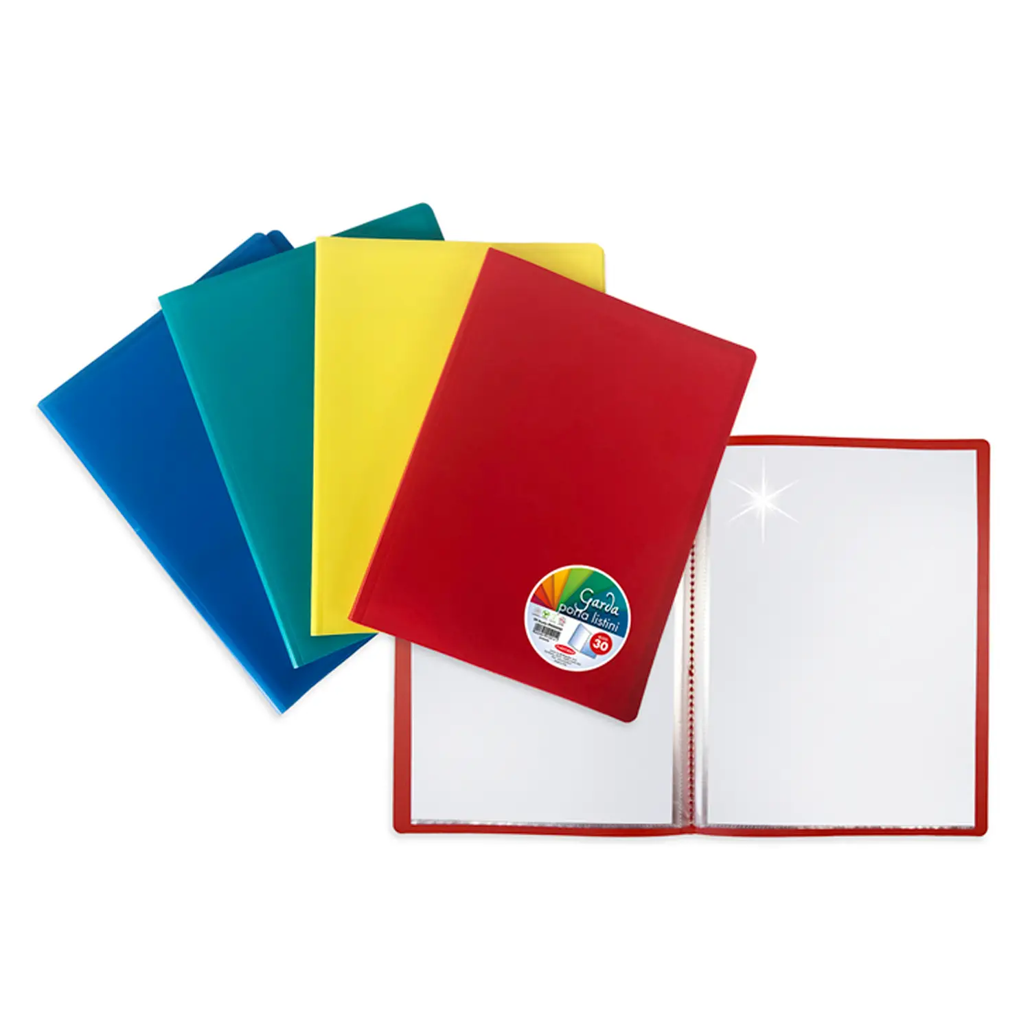 Portadocumenti 10 Fogli, Portalistino Garda Polipropilene Colori Assortiti - Archiviazione