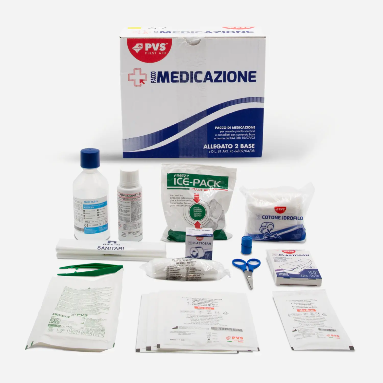 Ricarica Armadietto Pronto Soccorso 2 Persone - Protezioni e sicurezza