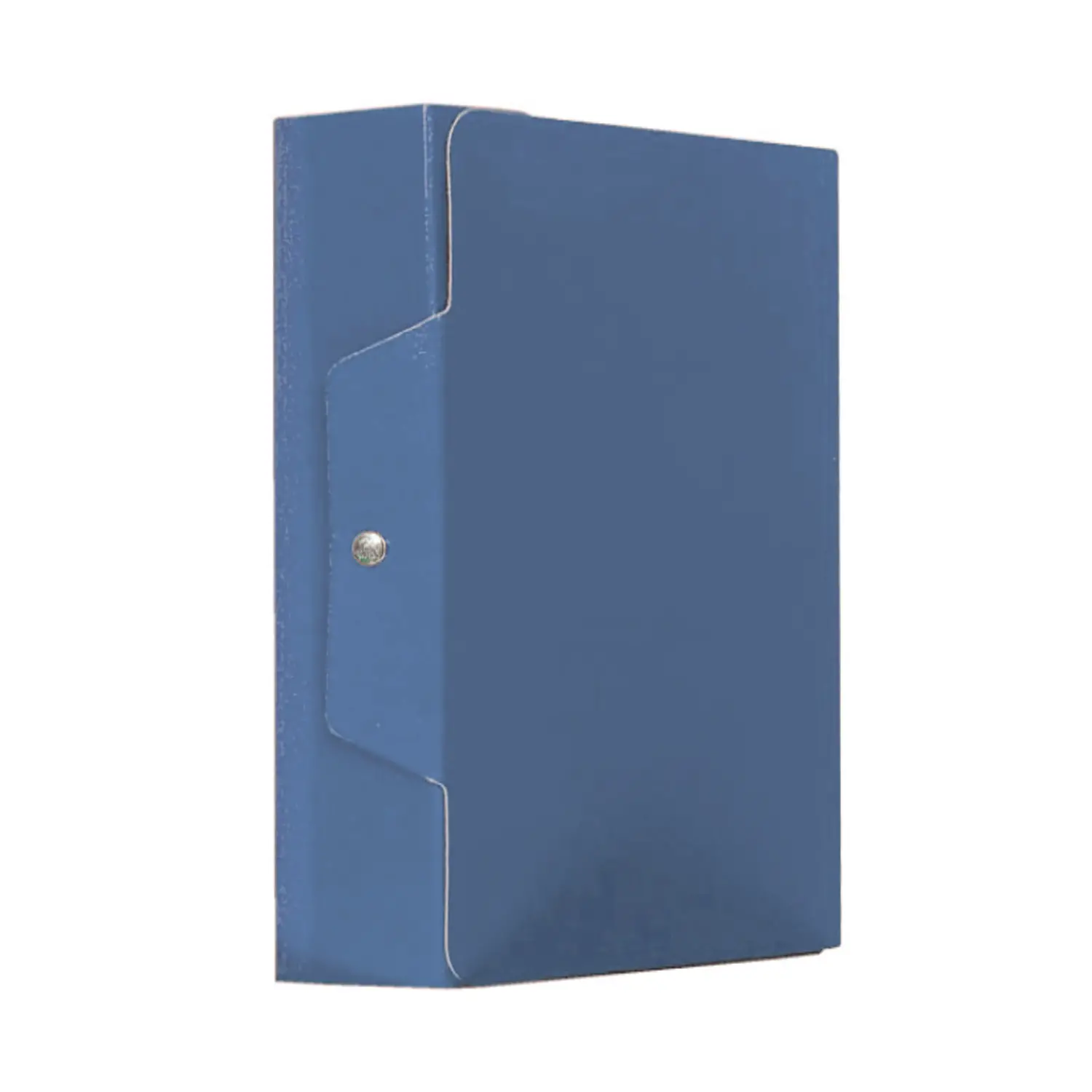 Cartella Portaprogetti Con Bottone Blu Dorso 15 Cm - Cancelleria varia