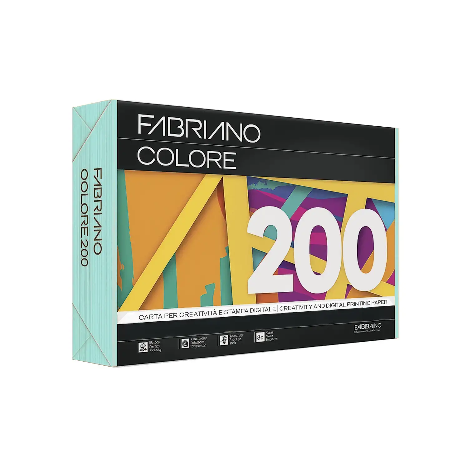 Carta Per Fotocopie Fabriano Colore 80 Gr/mq A3 Acquamarina Risma 250 Fogli - Carta e cartoncino