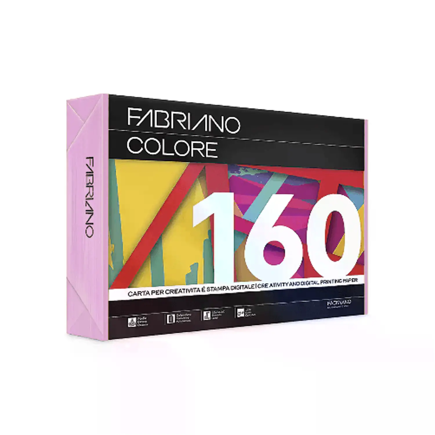 Carta Per Fotocopie Fabriano Colore 160 Gr/mq A4 Rosa Risma 250 Fogli - Carta e cartoncino