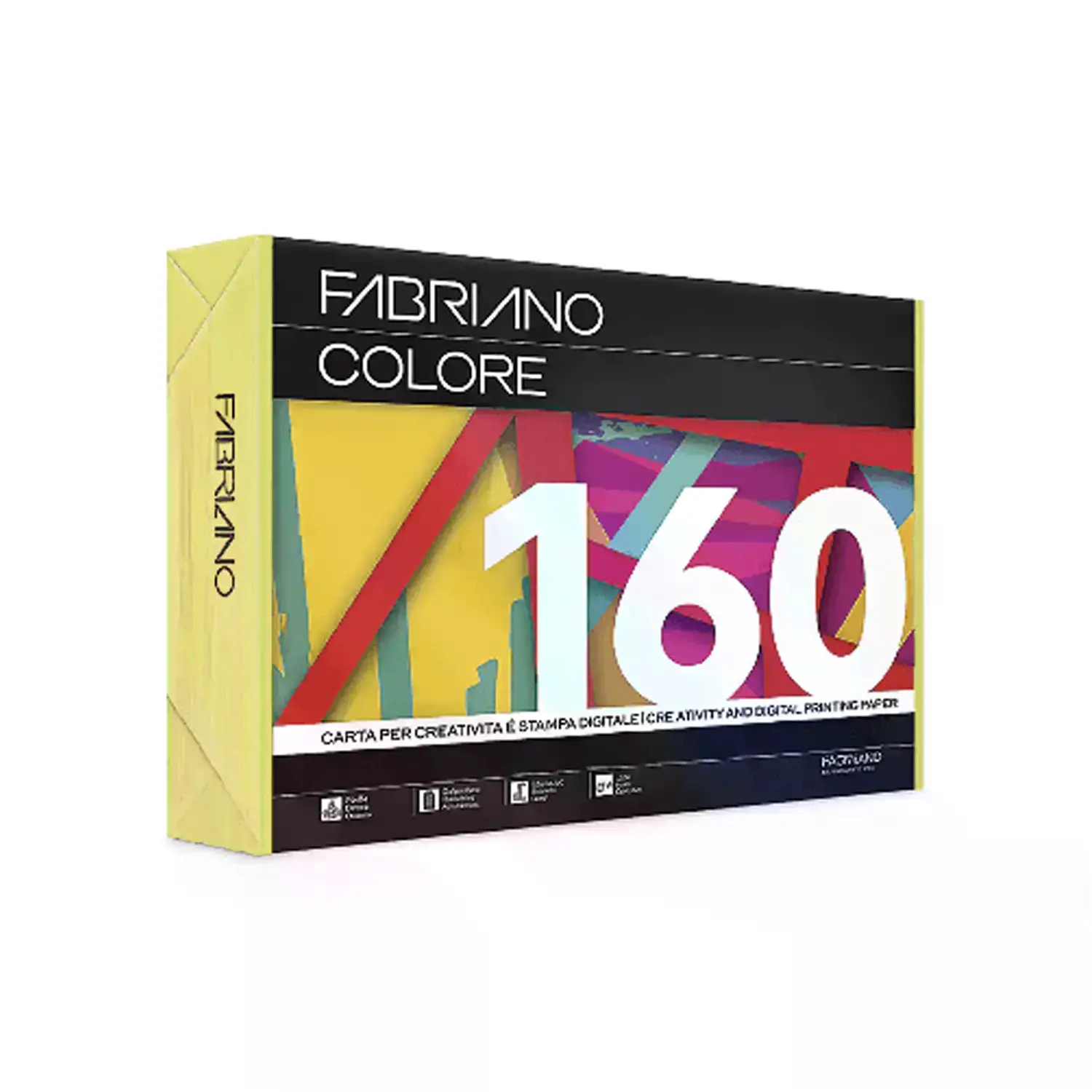 Carta Per Fotocopie Fabriano Colore 160 Gr/mq A3 Banana Risma 125 Fogli - Carta e cartoncino