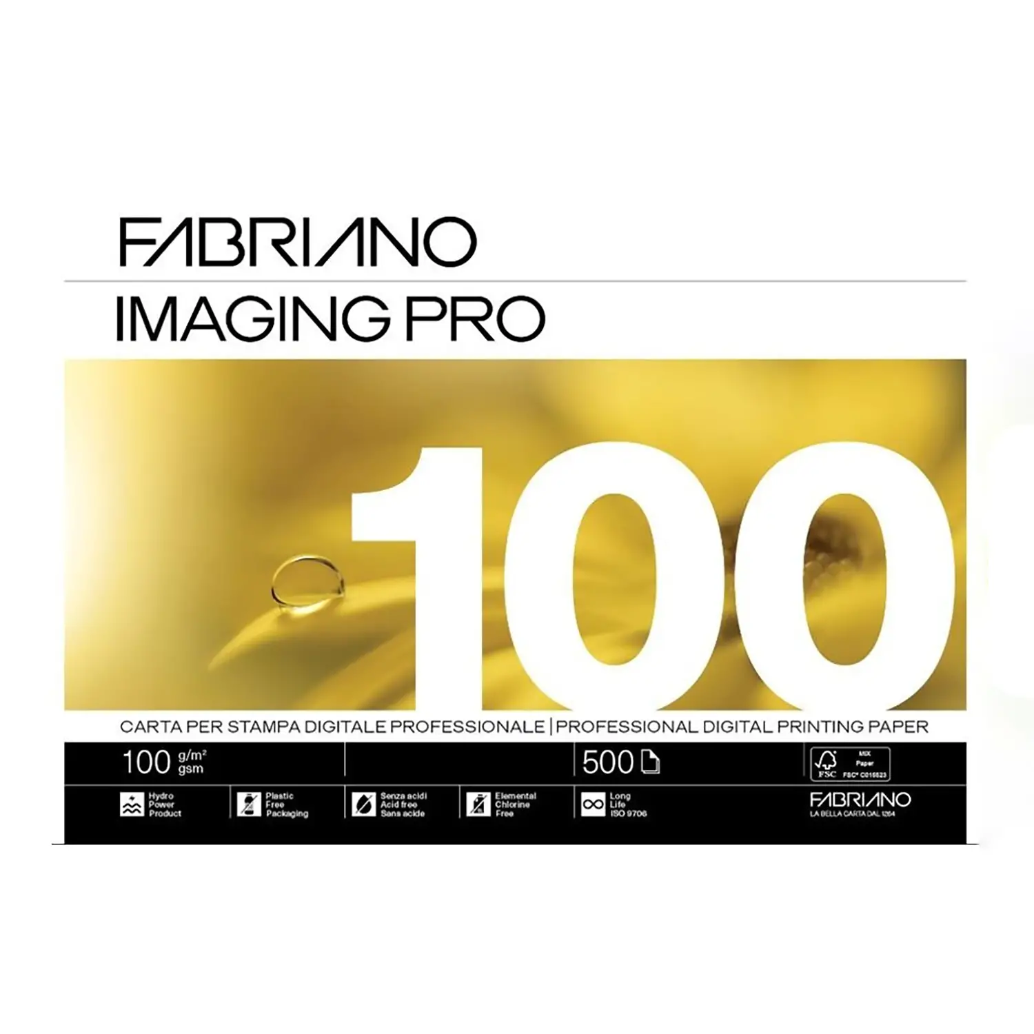 Carta Fabriano Imaging Pro A3 100gr • 500 Fogli - Carta e cartoncino