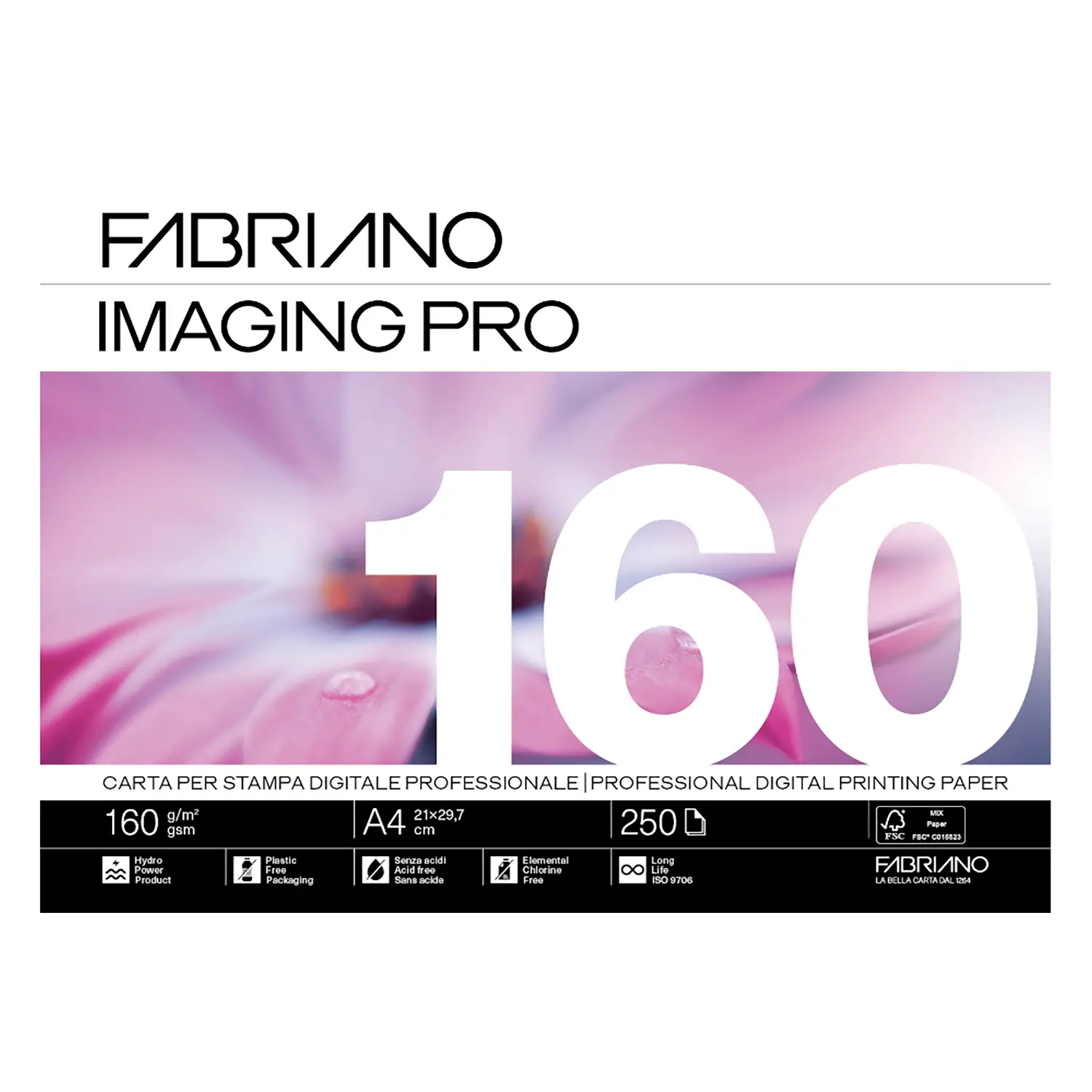 Carta Fabriano Imaging Pro A4 160gr • 250 Fogli - Carta e cartoncino