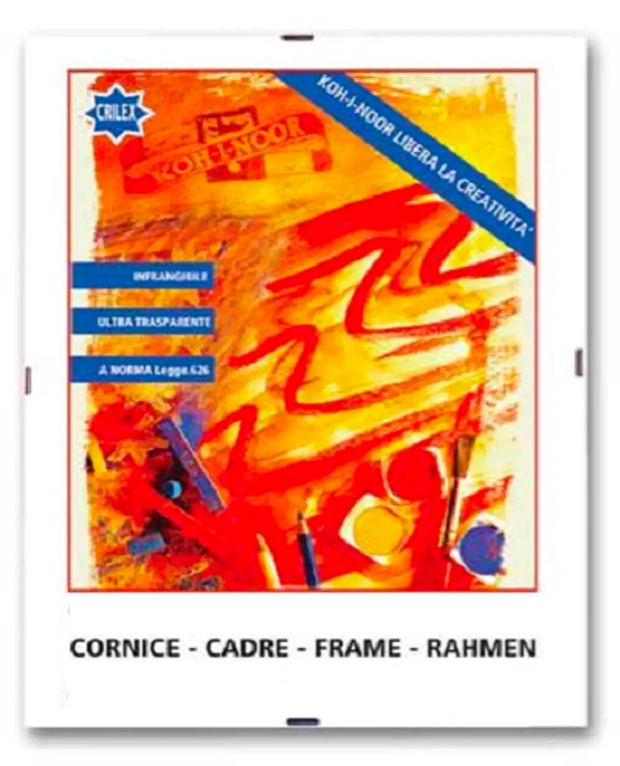Cornice a Giorno in Vetro Acrilico – 50x70 cm - Cellulosa Plastica Polistirolo