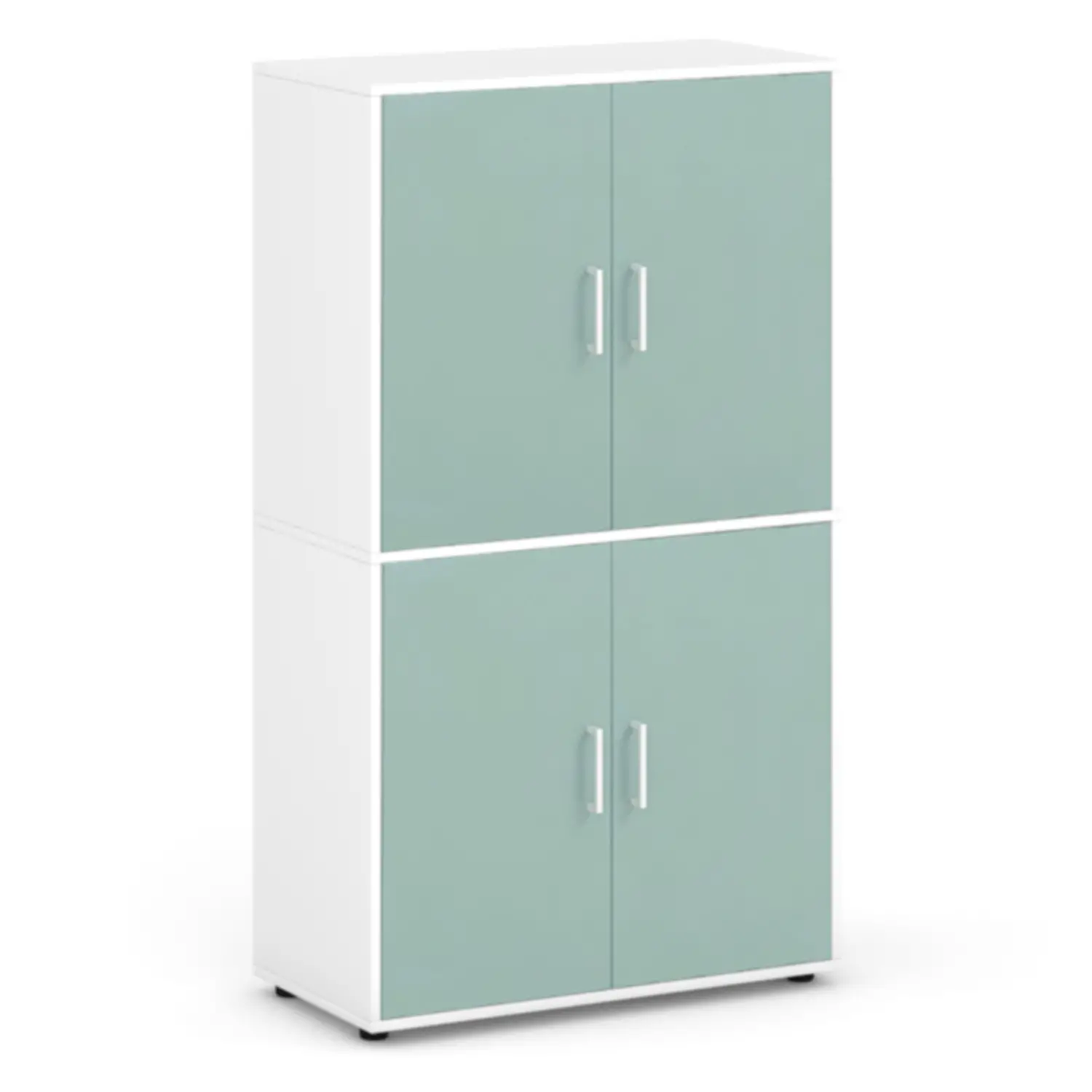 MOBILE VICTORY CON 4 ANTE SALVIA H 160 CM. - Arredo scuola dell'obbligo